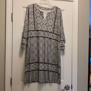 NWOT Coolibar Black and White Dress